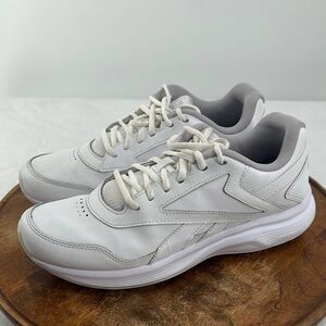 Reebok Shoes Mens 9.5 D Walk Ultra 7 Max White/Cold Grey/Collegiate Royal